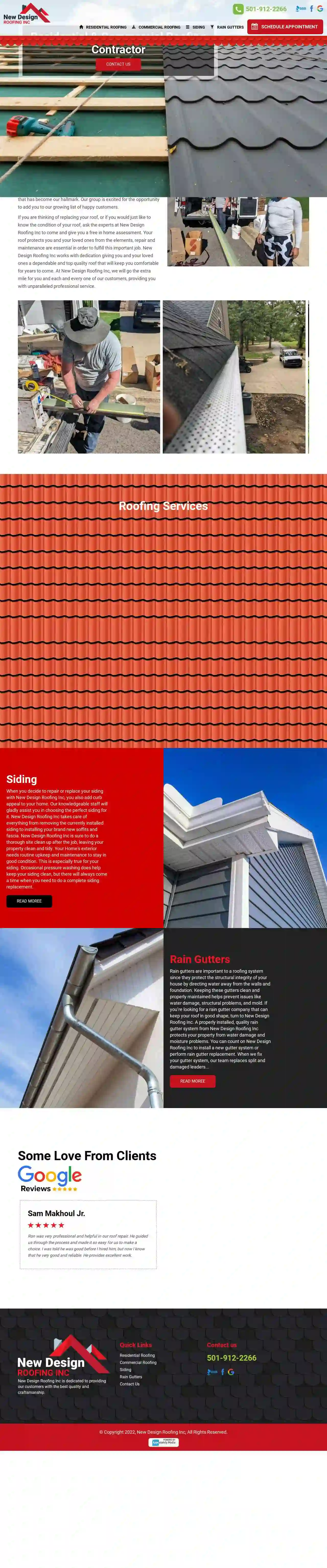 New Design Roofing Inc.