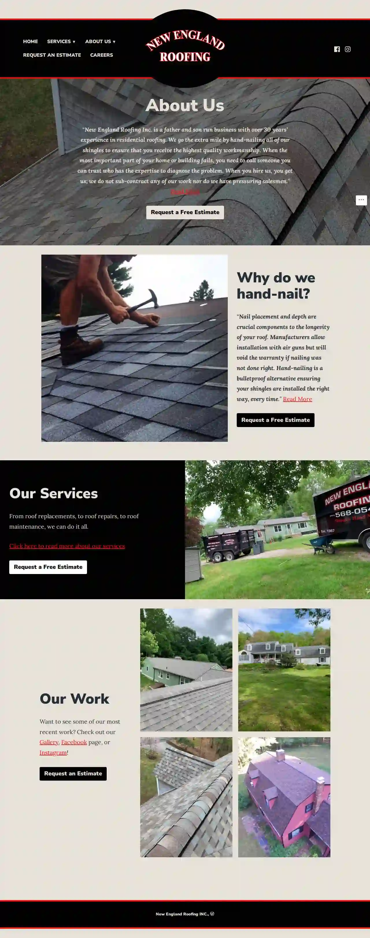 New England Roofing Inc