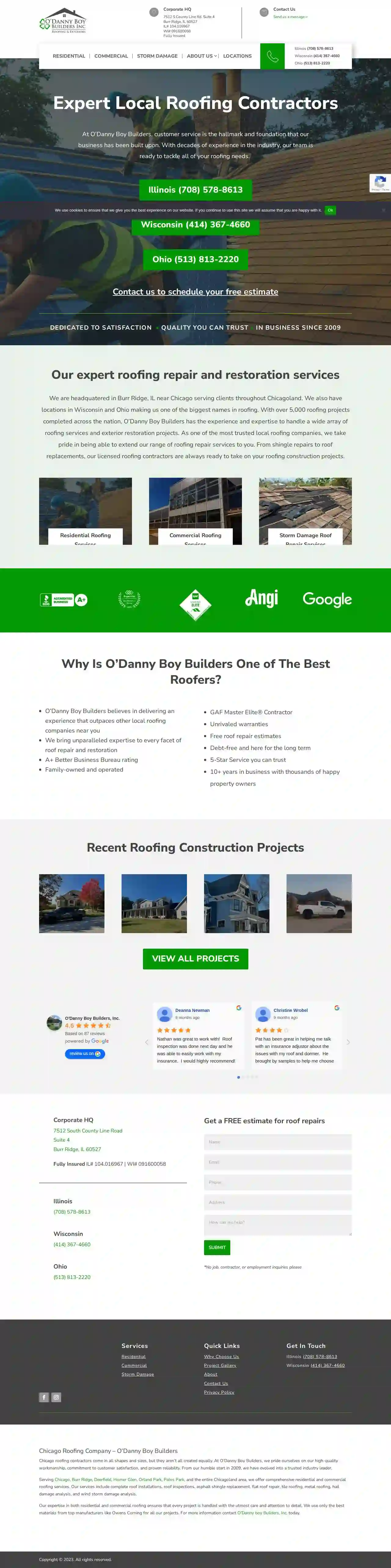 O' Danny Boy Builders- WI