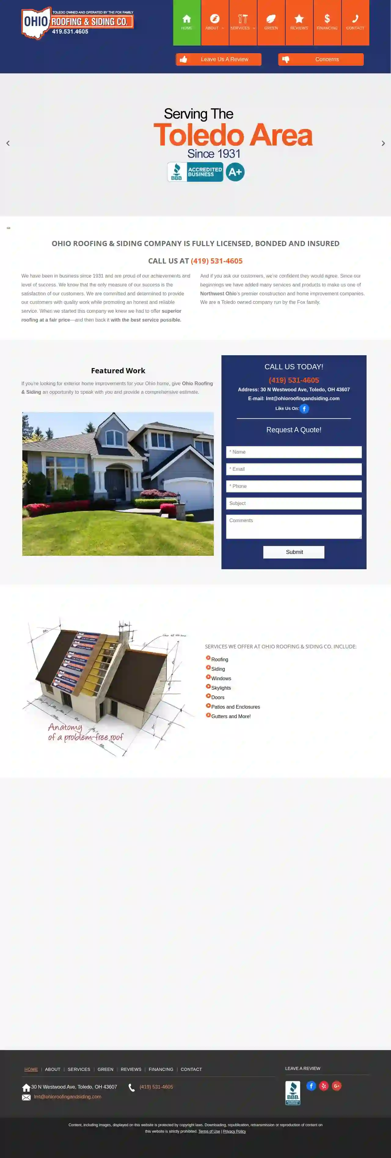 Ohio Roofing and Siding