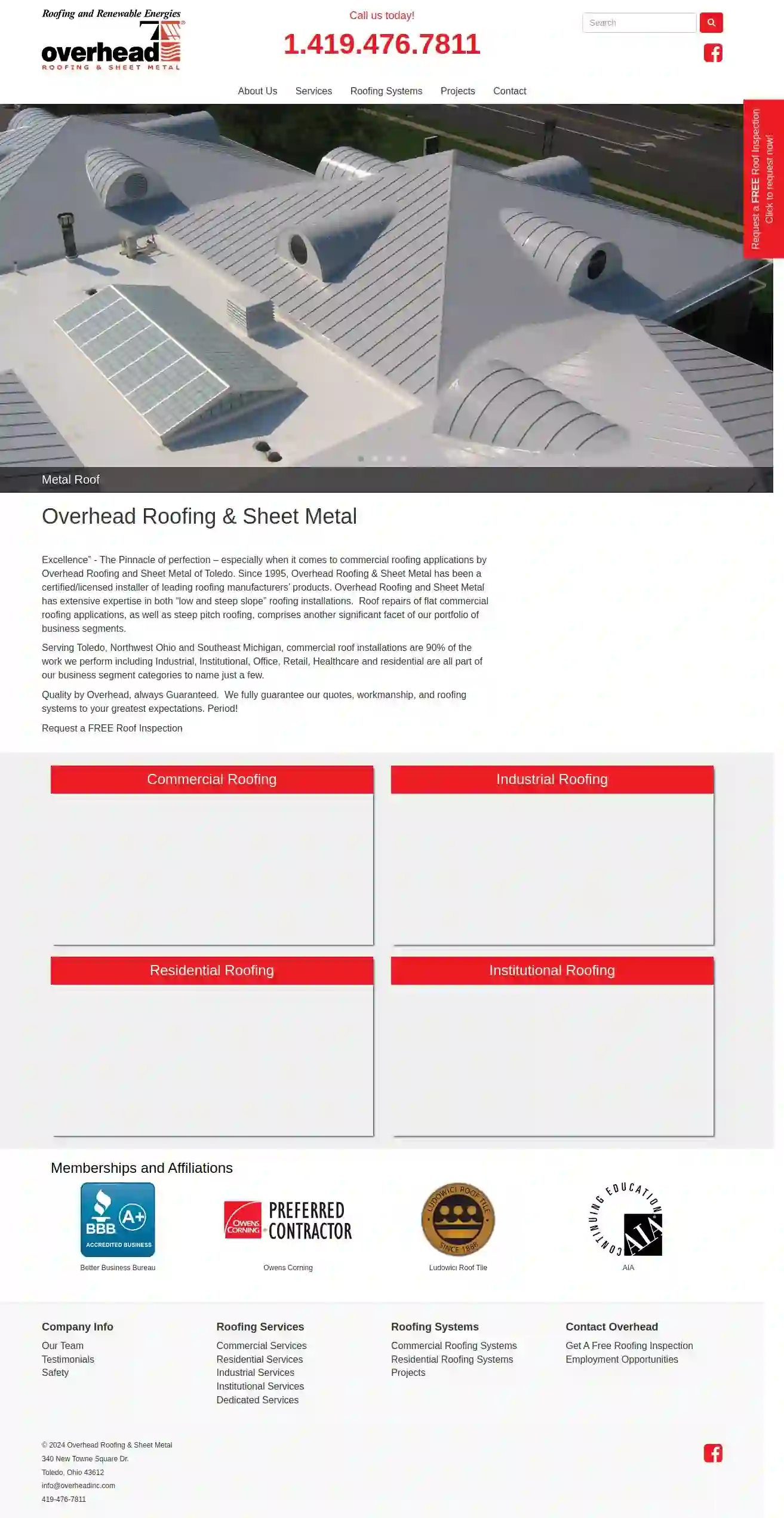 Overhead Roofing & Sheet Metal