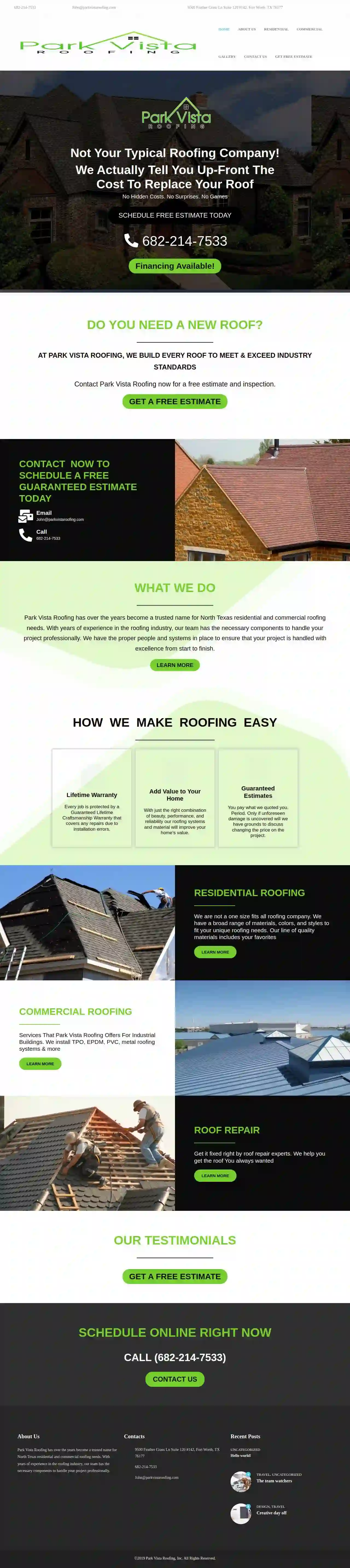 Park Vista Roofing