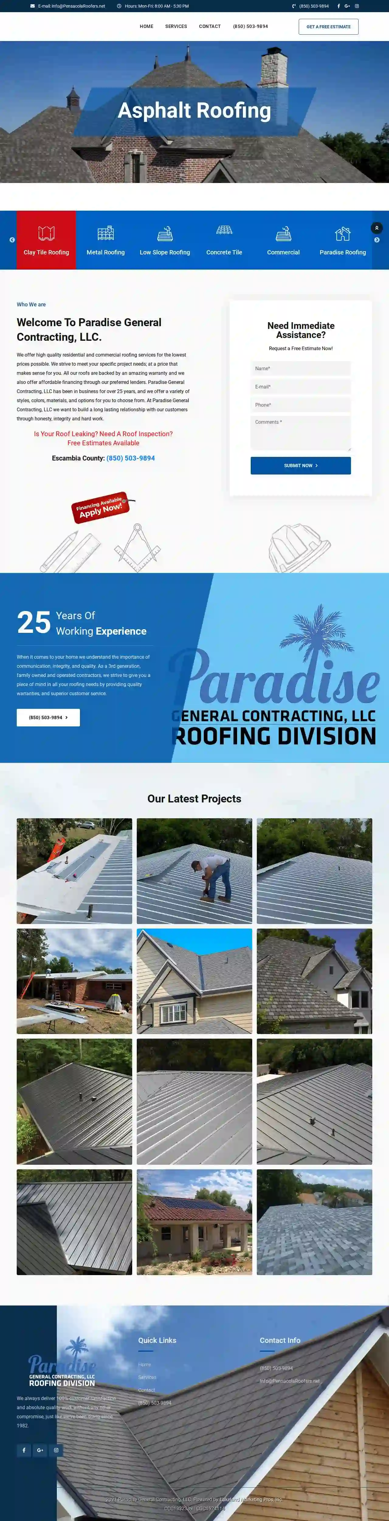 Pensacola Roofers - Paradise Roofing