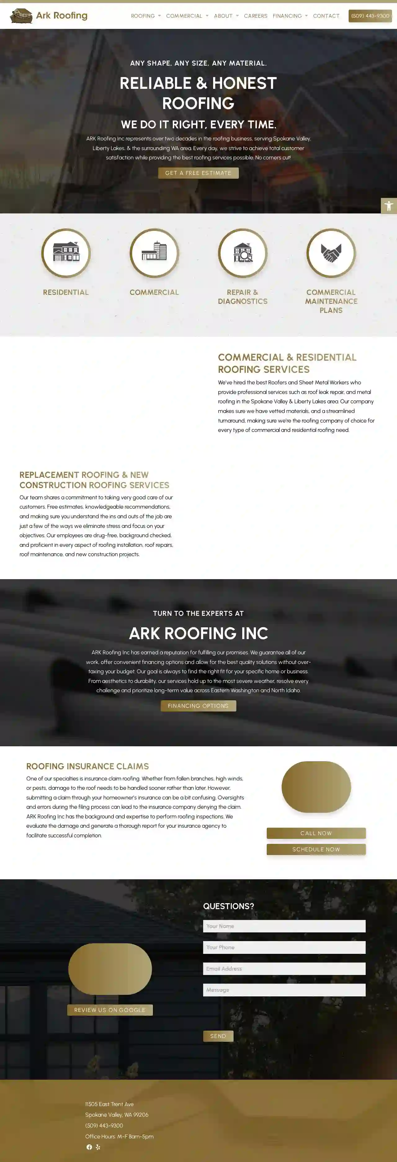 ARK Roofing Inc