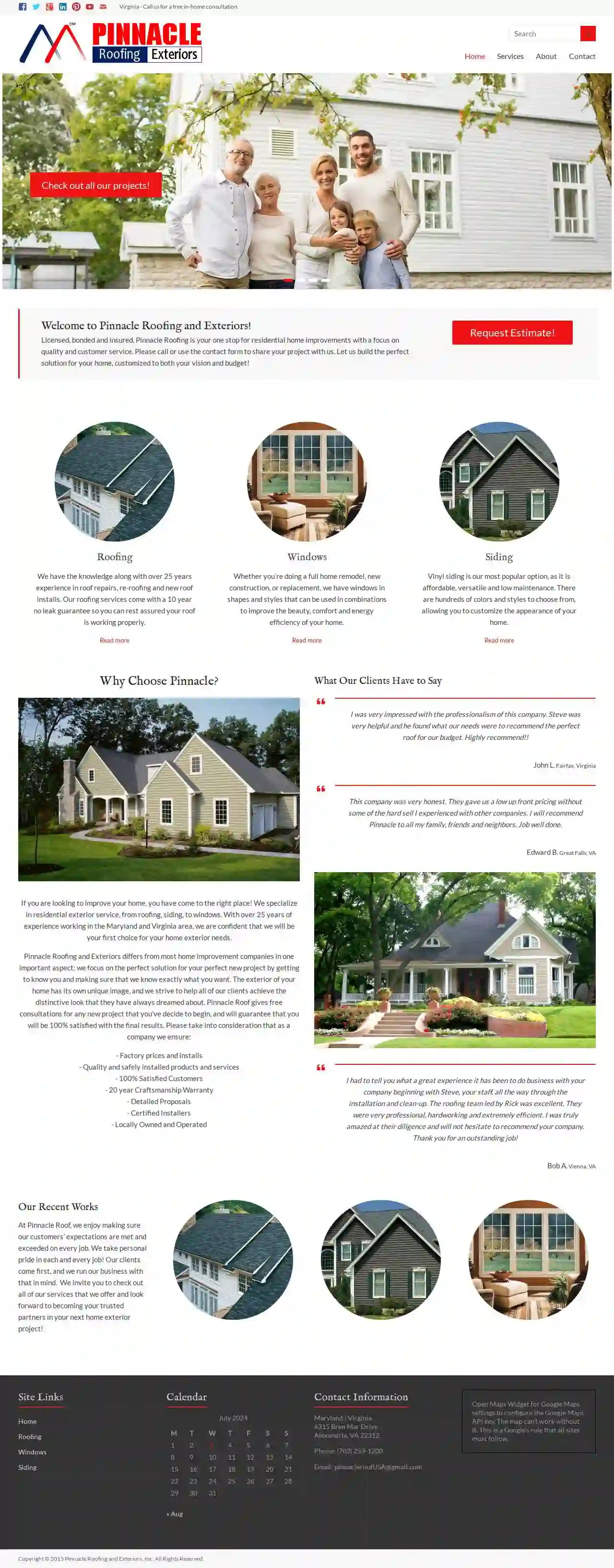 Pinnacle Roofing and Exteriors