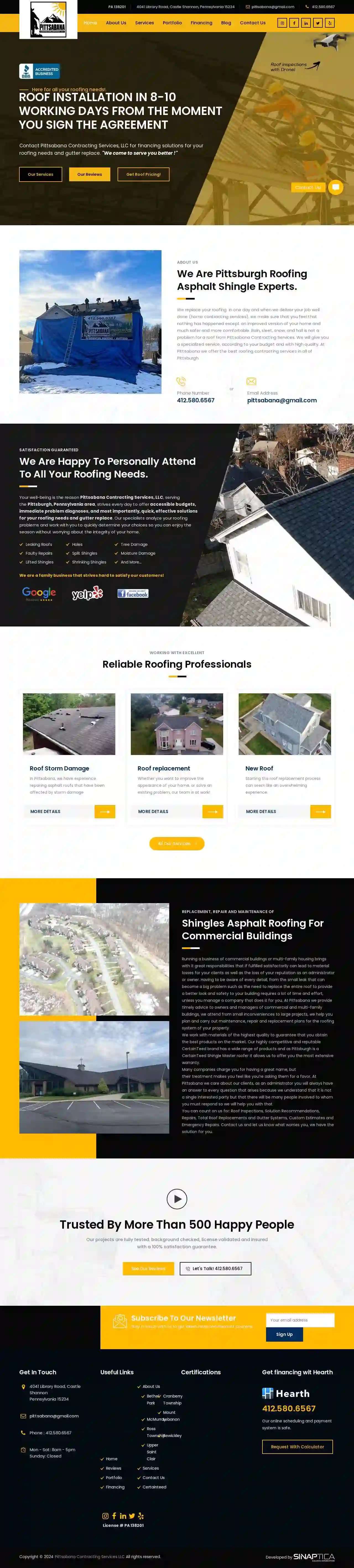 Pittsabana Roofing