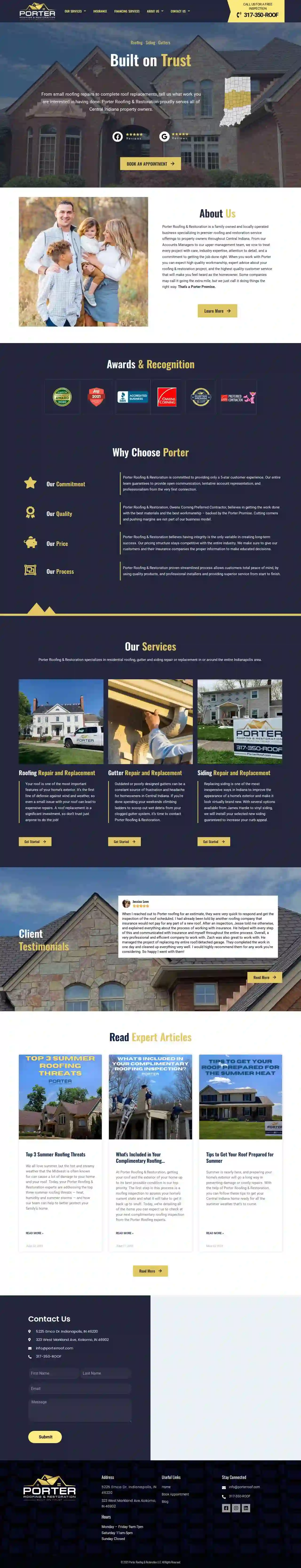 Porter Roofing & Restoration