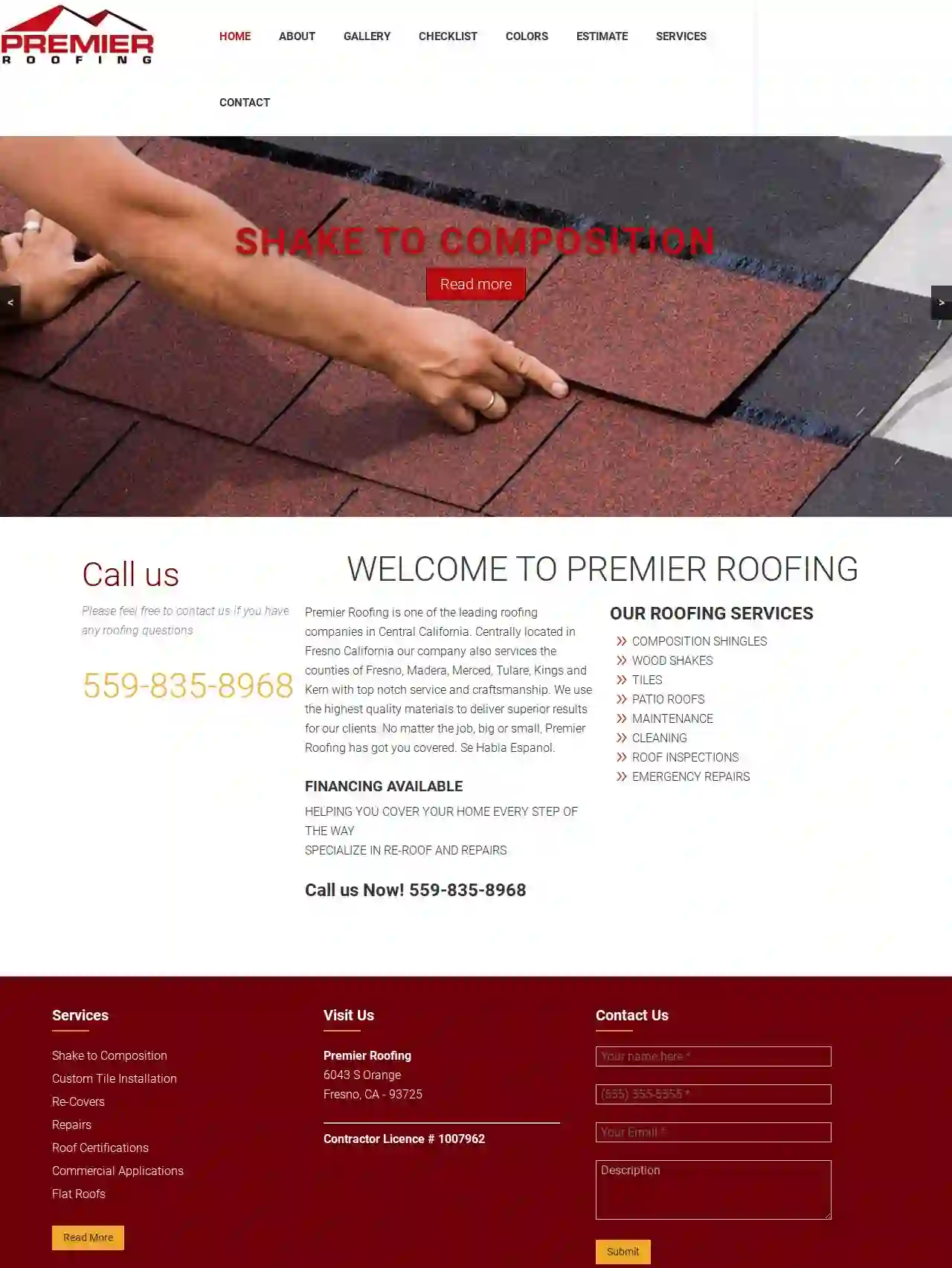 Premier roofing