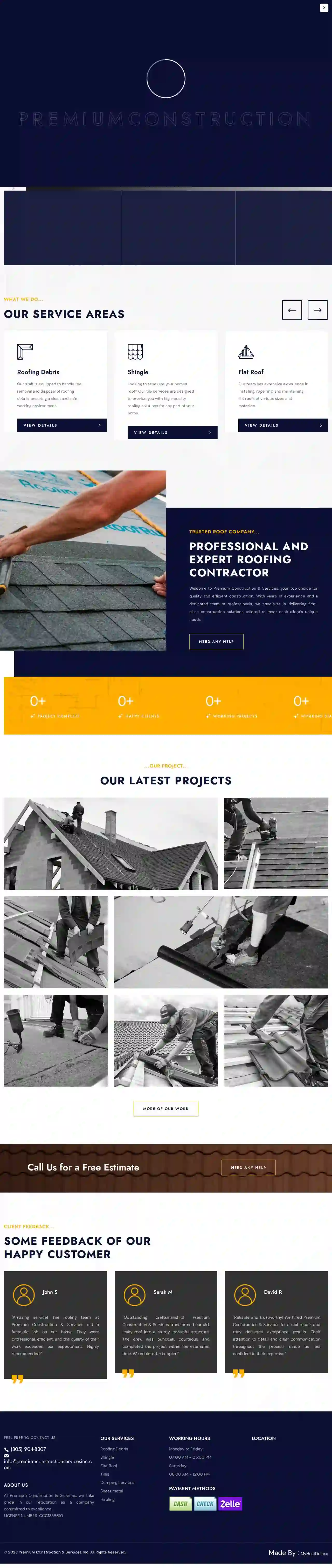 Premium Construction & Services Inc