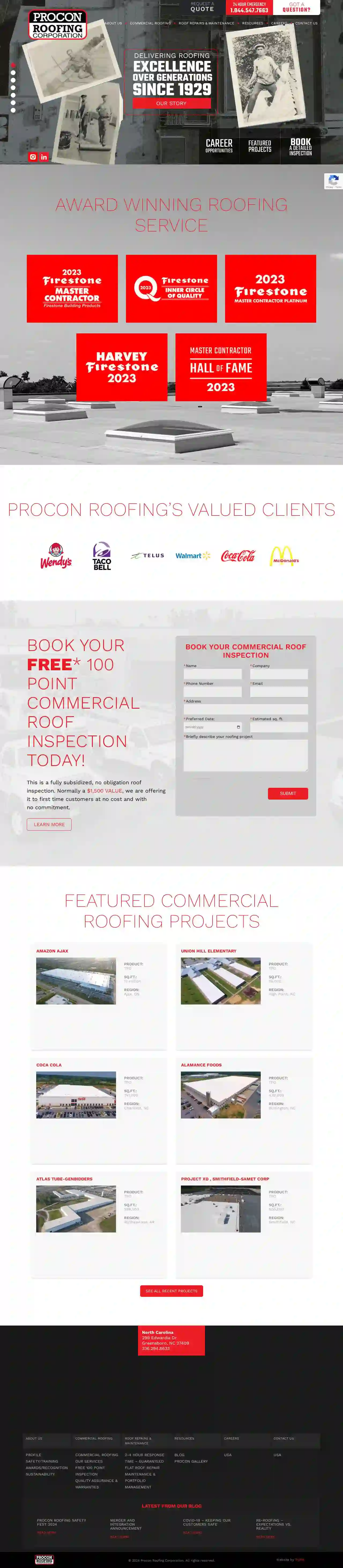 Procon Roofing Corporation