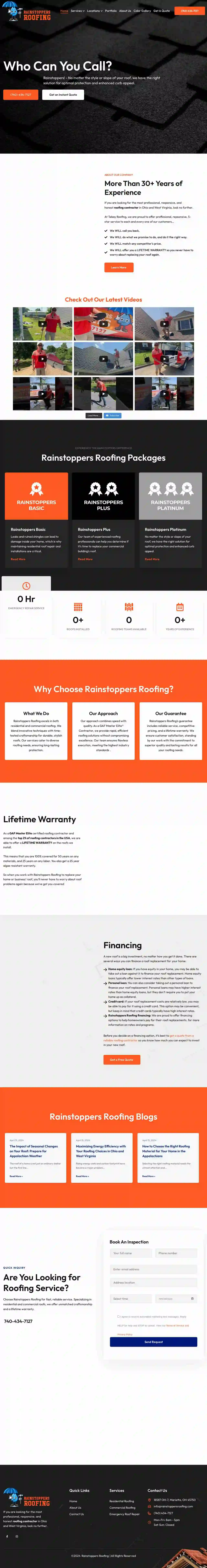 Rainstoppers Roofing