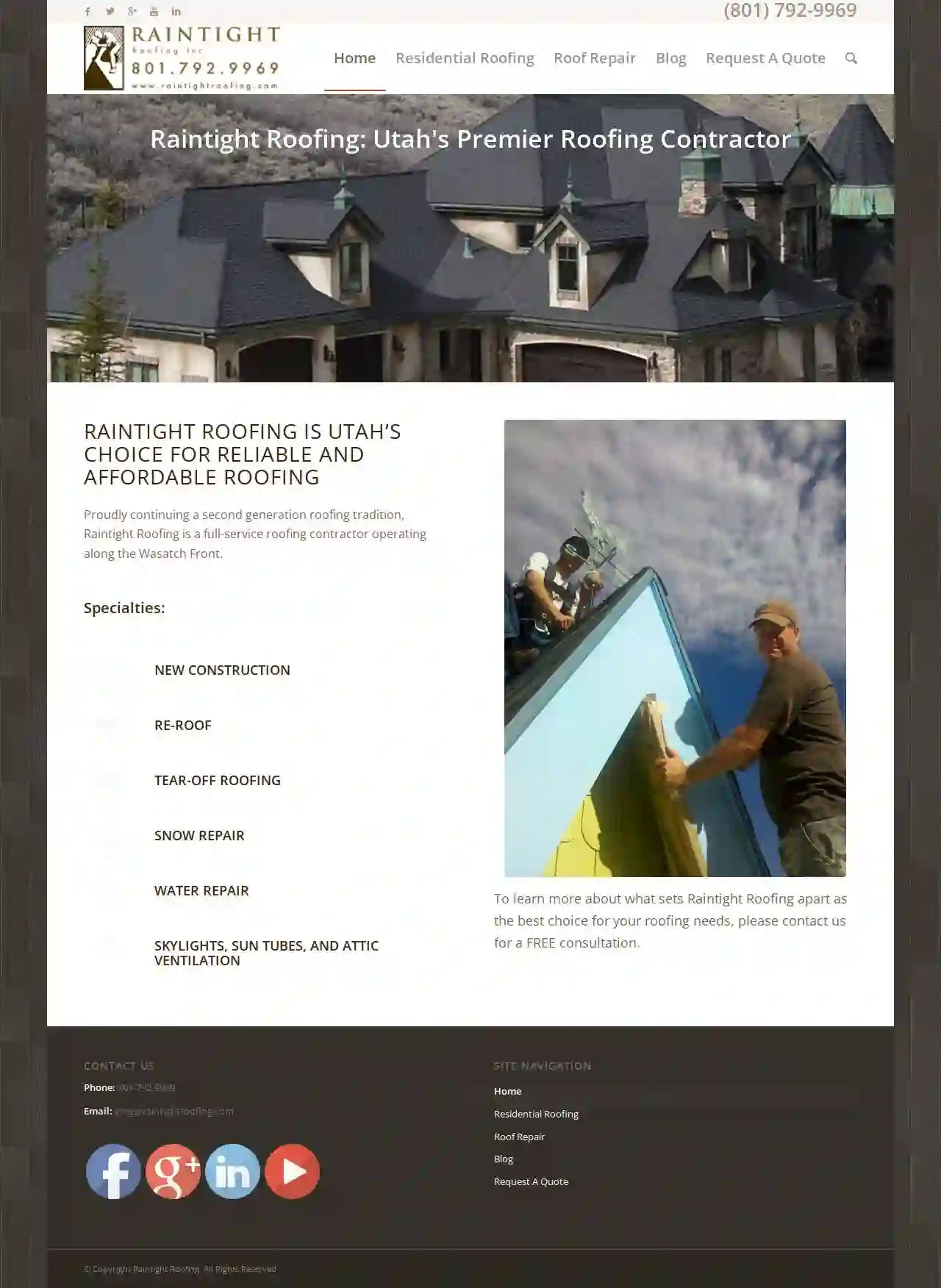 Raintight Roofing