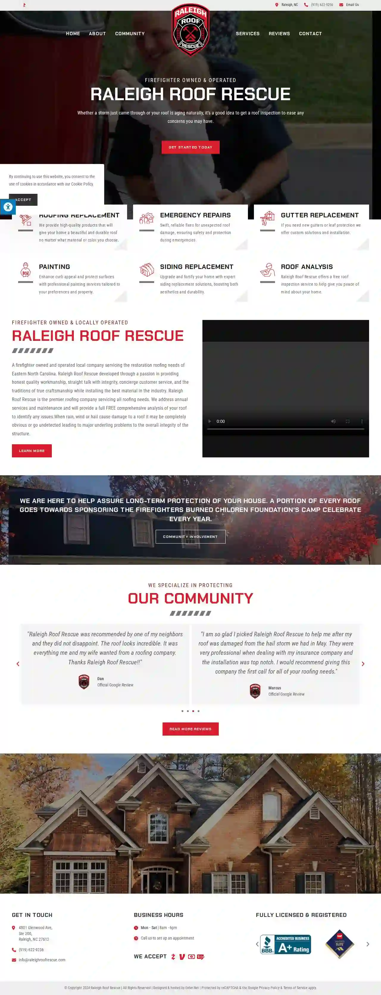 Raleigh Roof Rescue