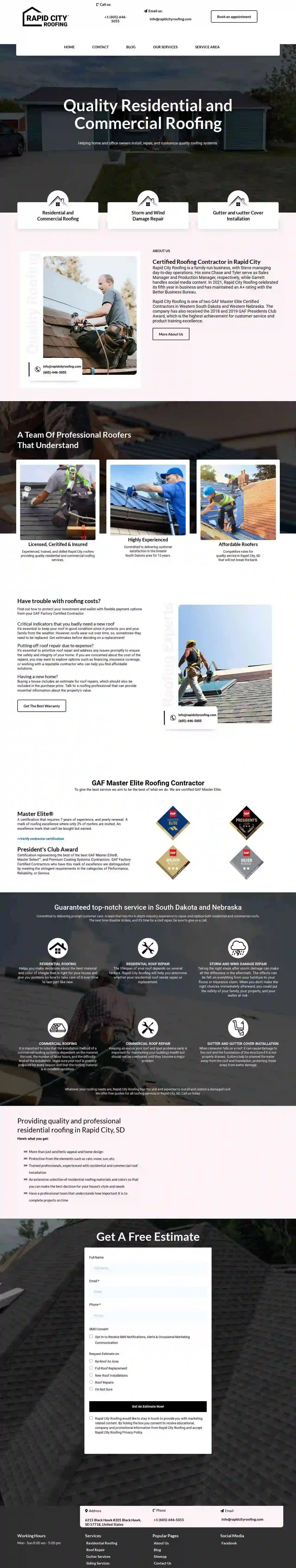 Rapid City Roofing Company, LLC