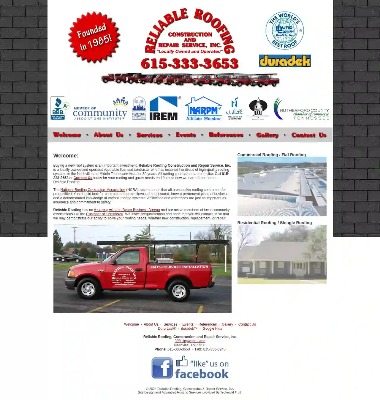 Reliable Roofing, Construction and Repair Service, Inc.