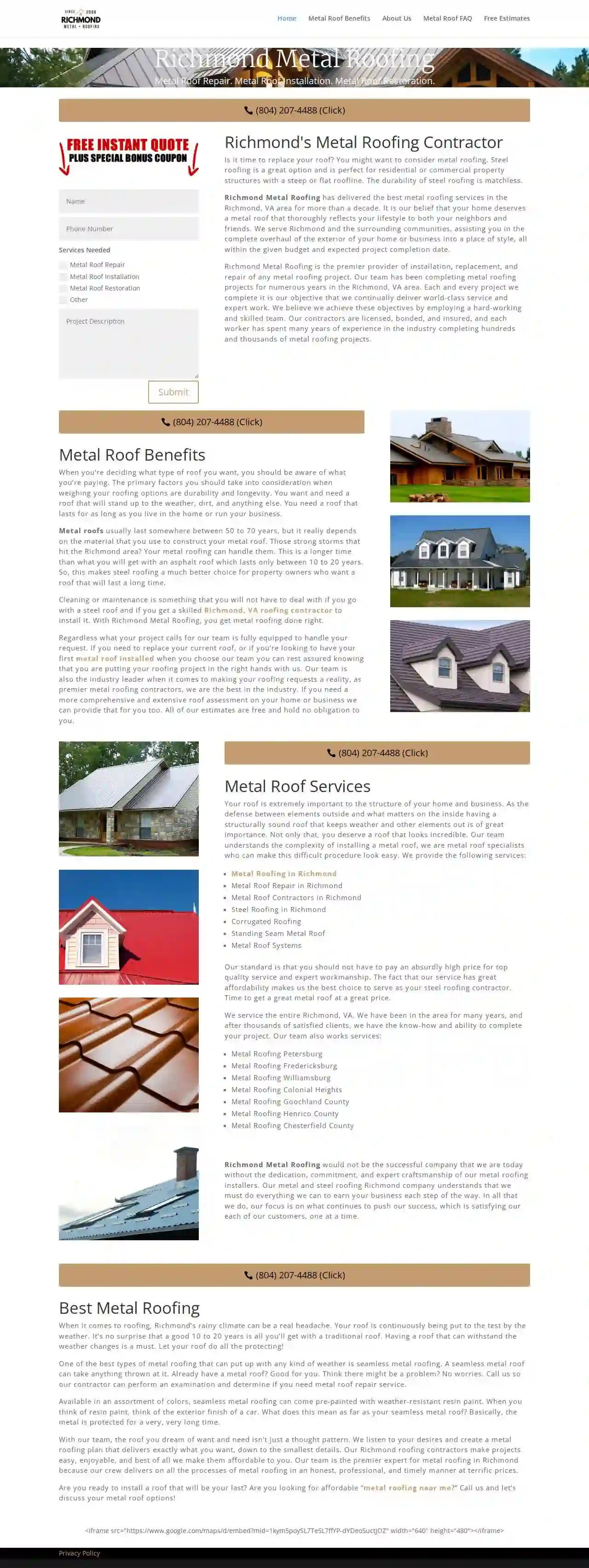 Richmond Metal Roofing