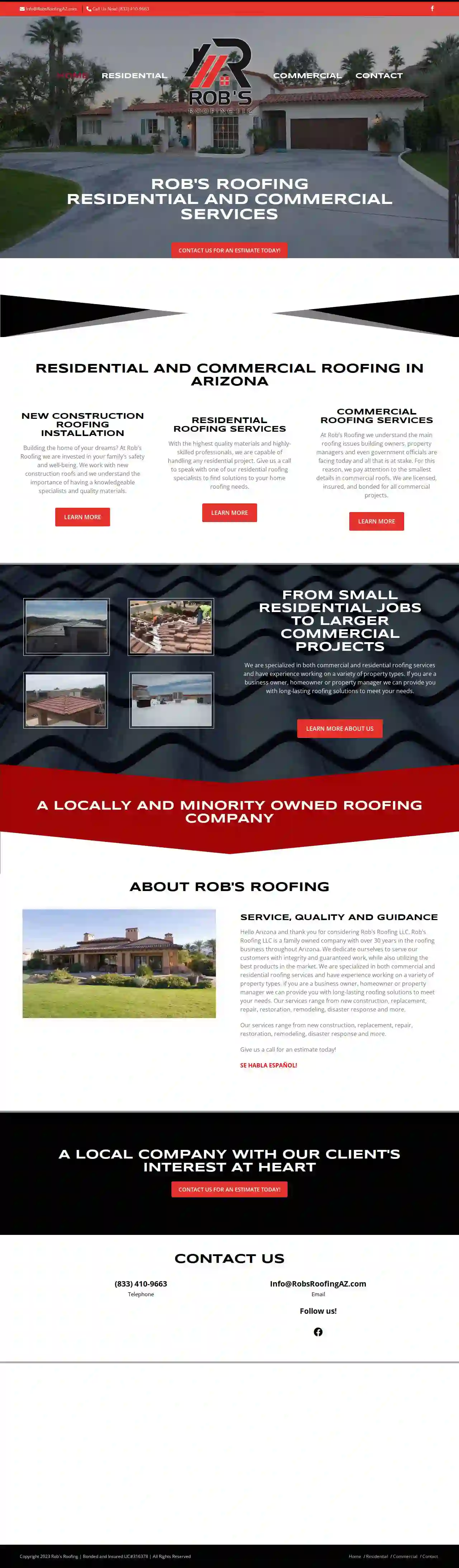 Rob's Roofing LLC, AZ