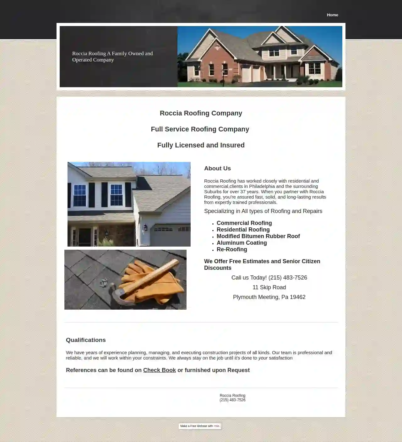 Roccia Roofing Co