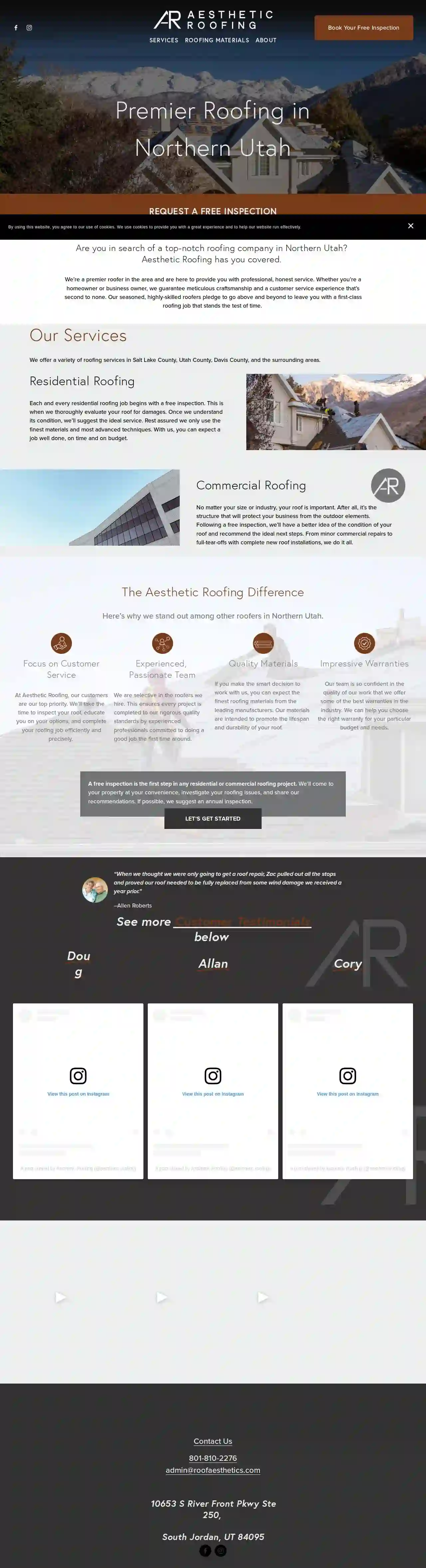 Aesthetic Roofing