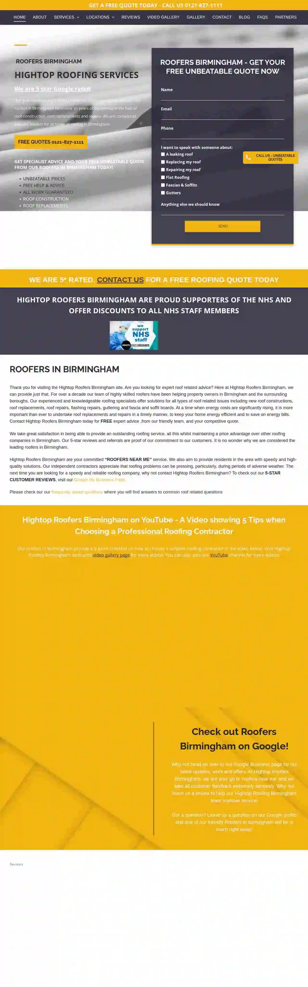 Roofers Birmingham