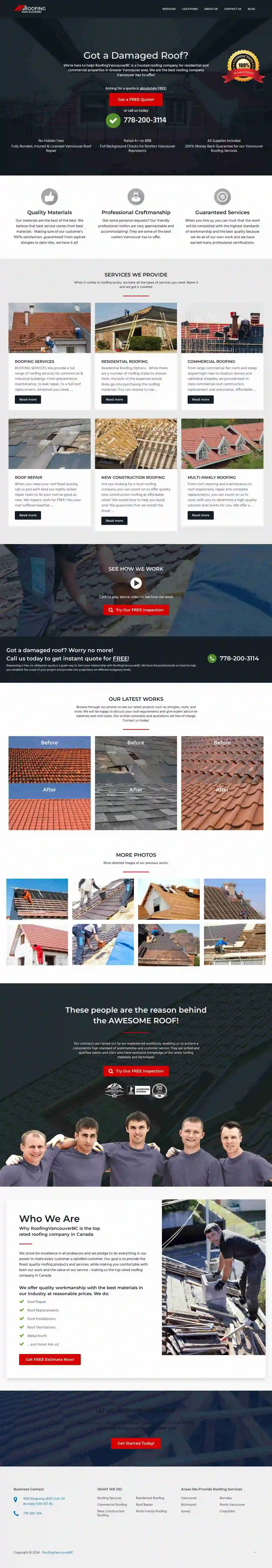 Roofing Vancouver BC