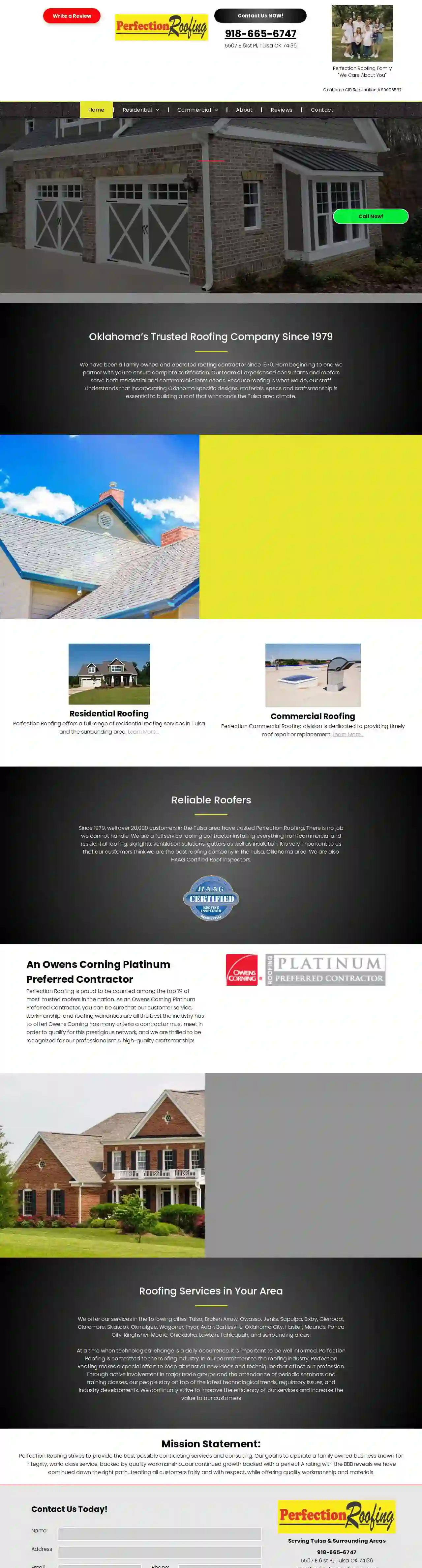 Perfection Roofing Inc