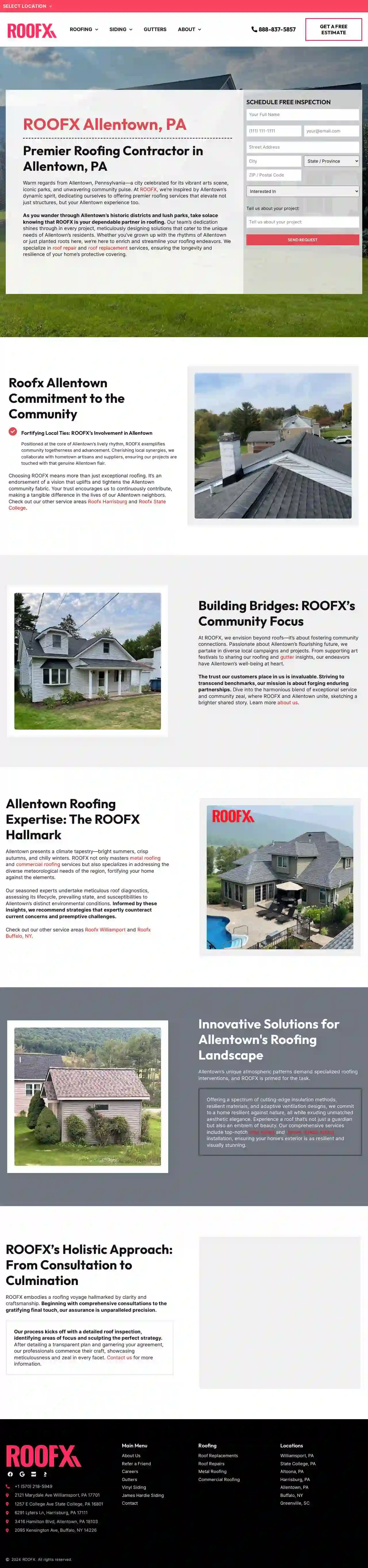 Roofx Roofing & Siding