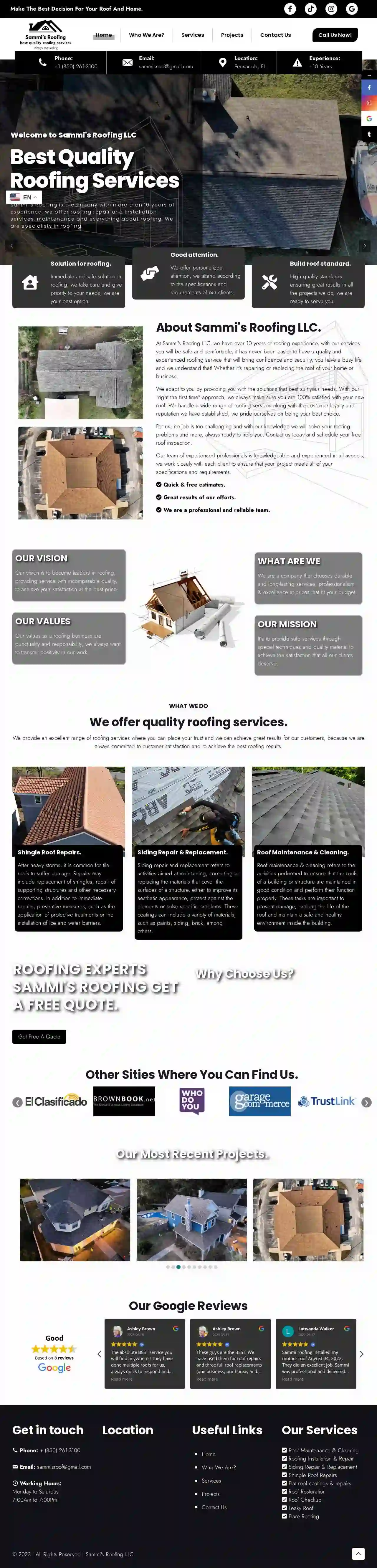 Sammi's Roofing