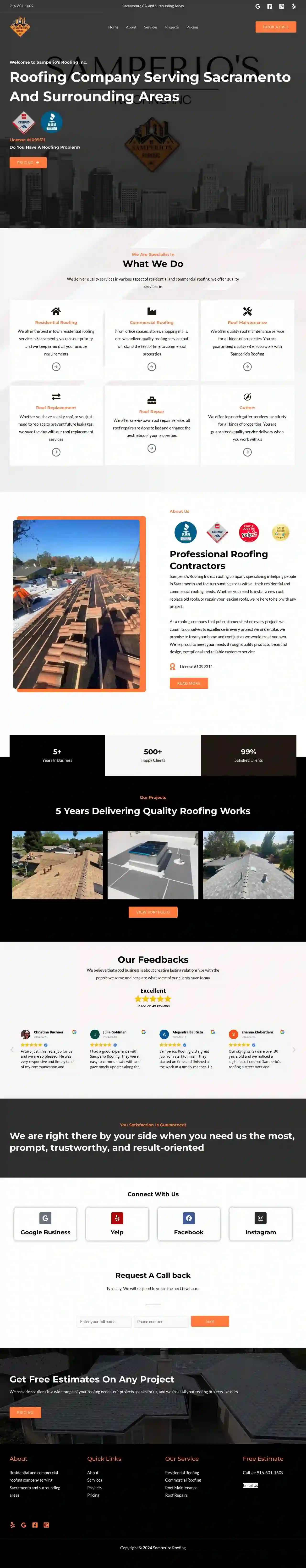 Samperios Roofing Inc