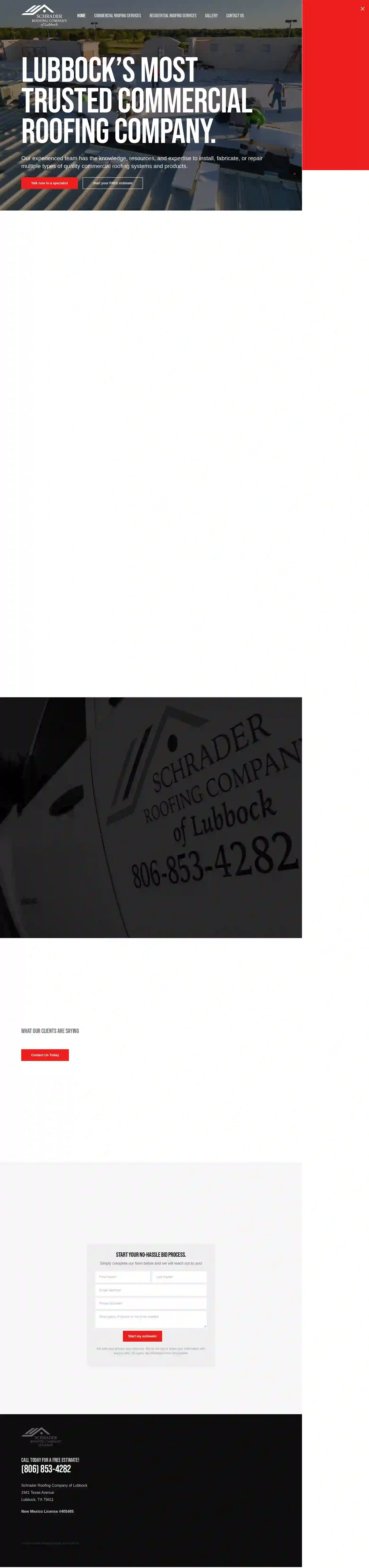 Schrader Roofing Company of Lubbock