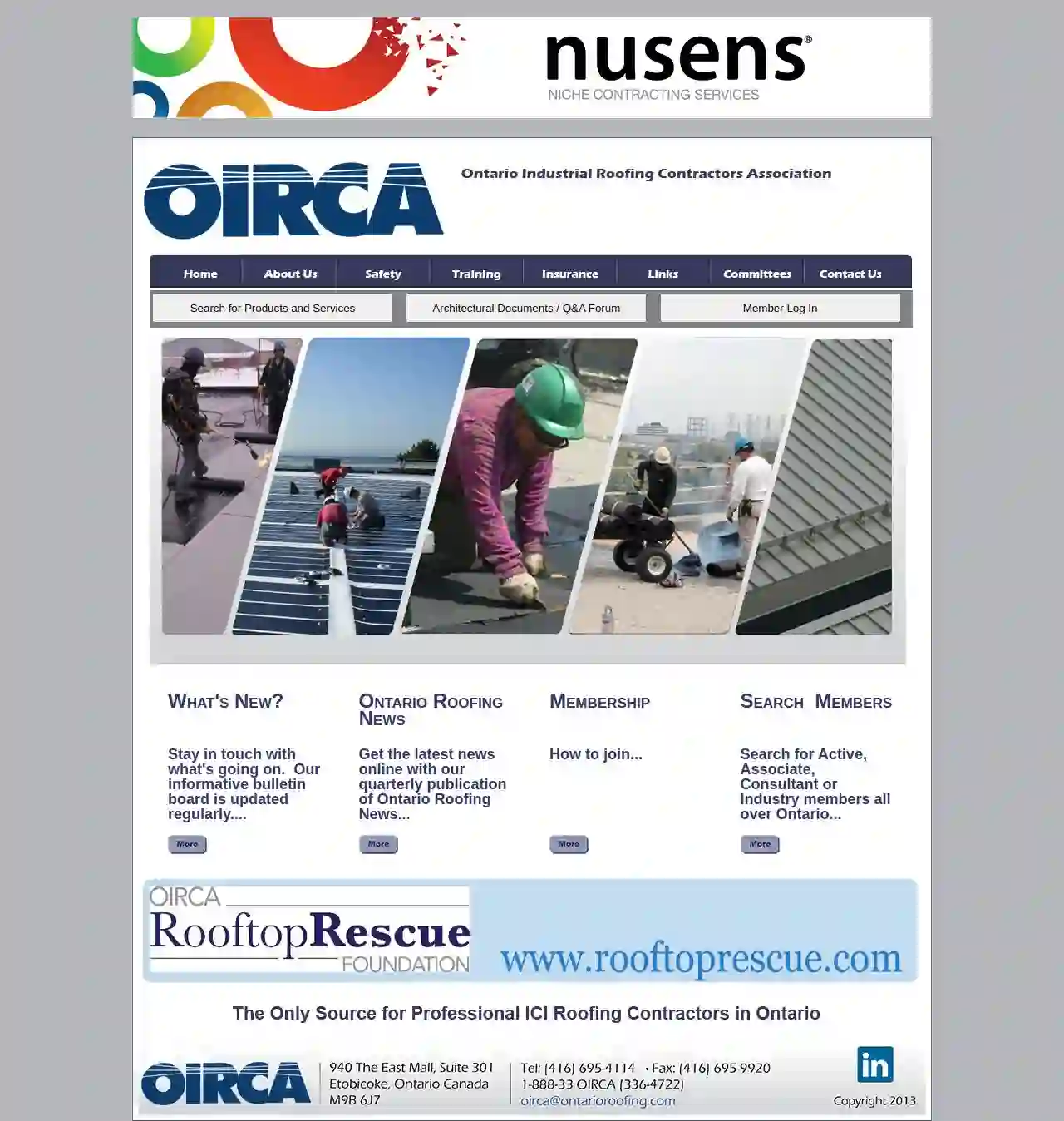 Ontario Industrial Roofing Contractors Association