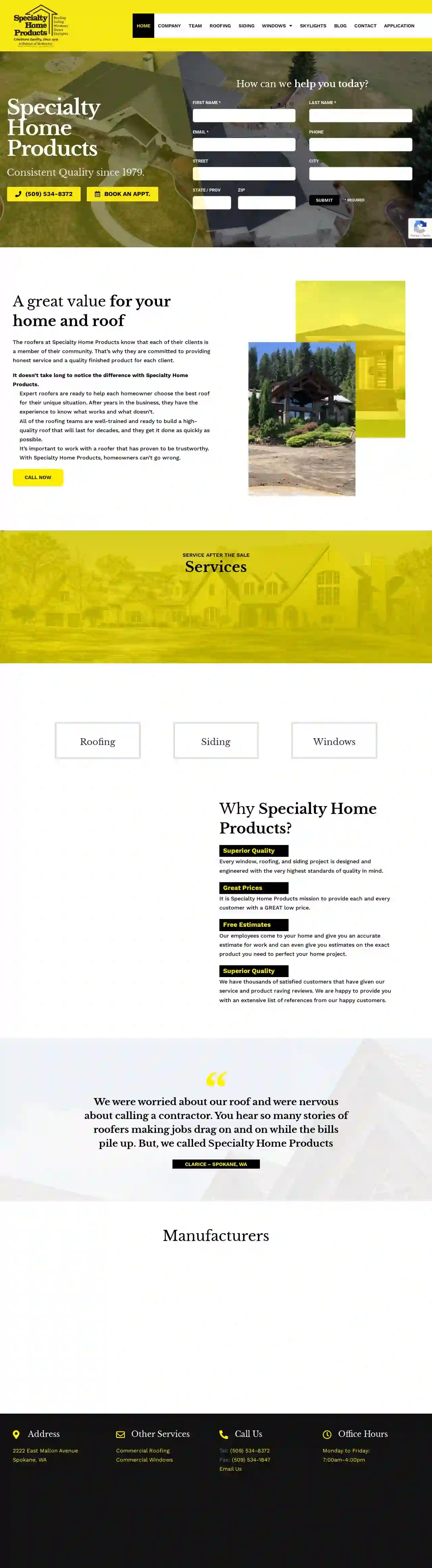 Specialty Home Products, Inc.