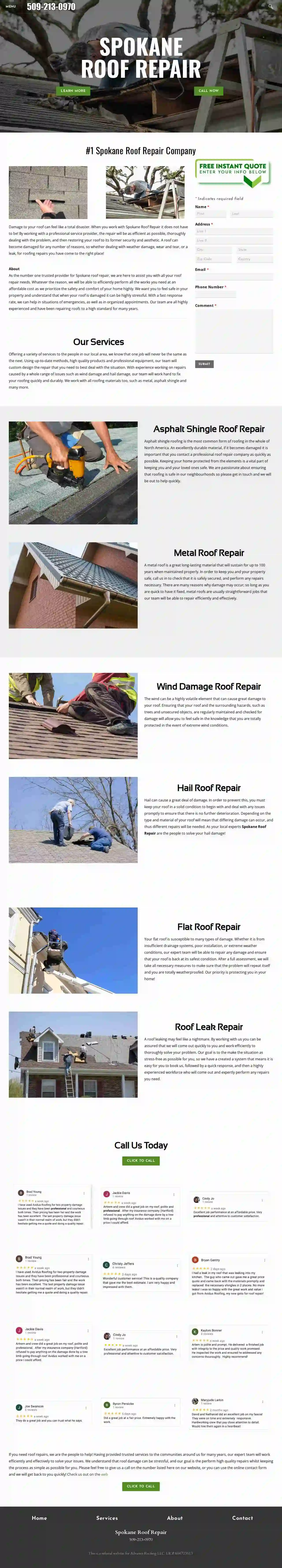 Spokane Roof Repair