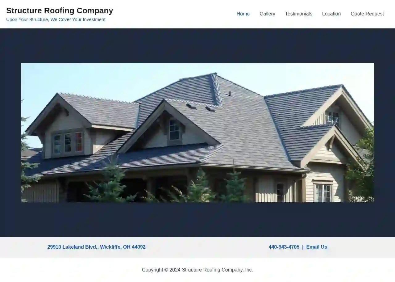 Structure Roofing Company, Inc.