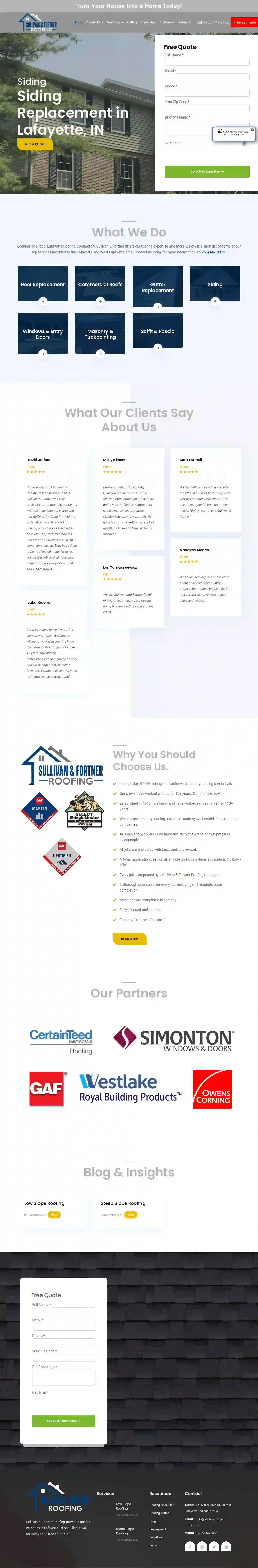 Sullivan & Fortner Roofing