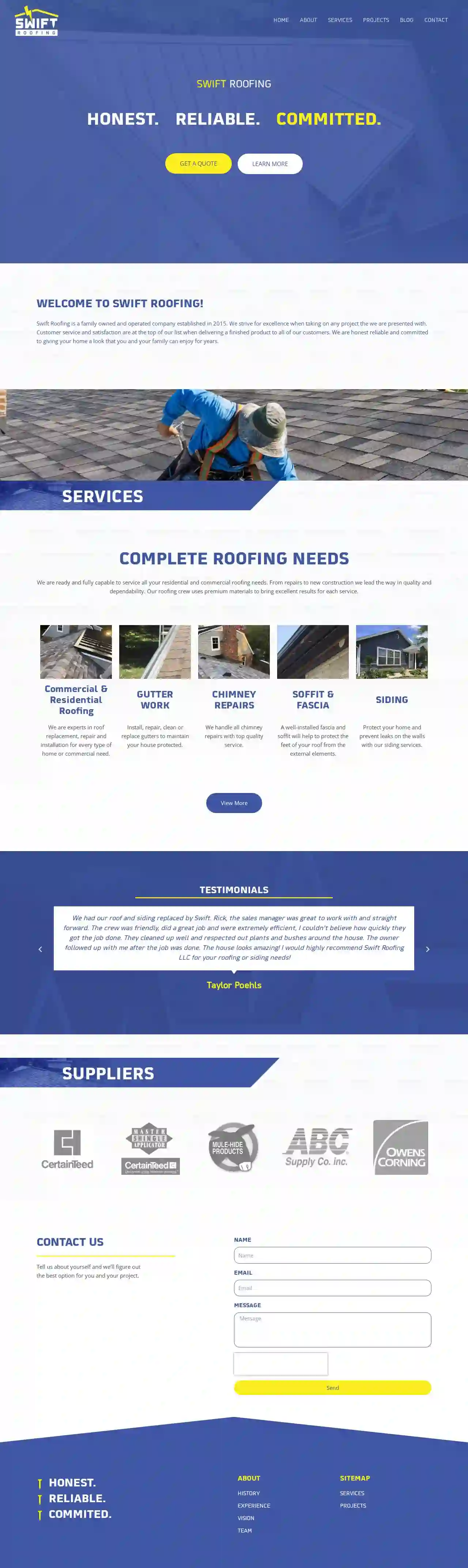 Swift Roofing LLC