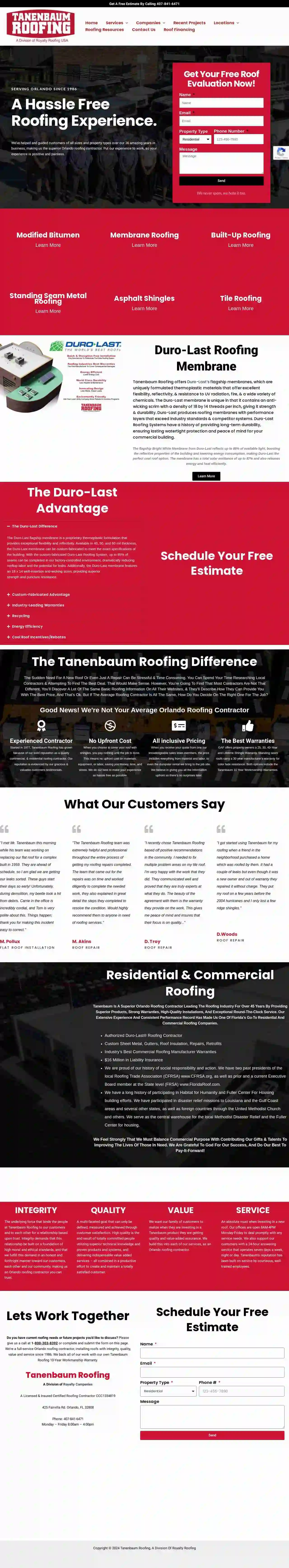 Tanenbaum Roofing