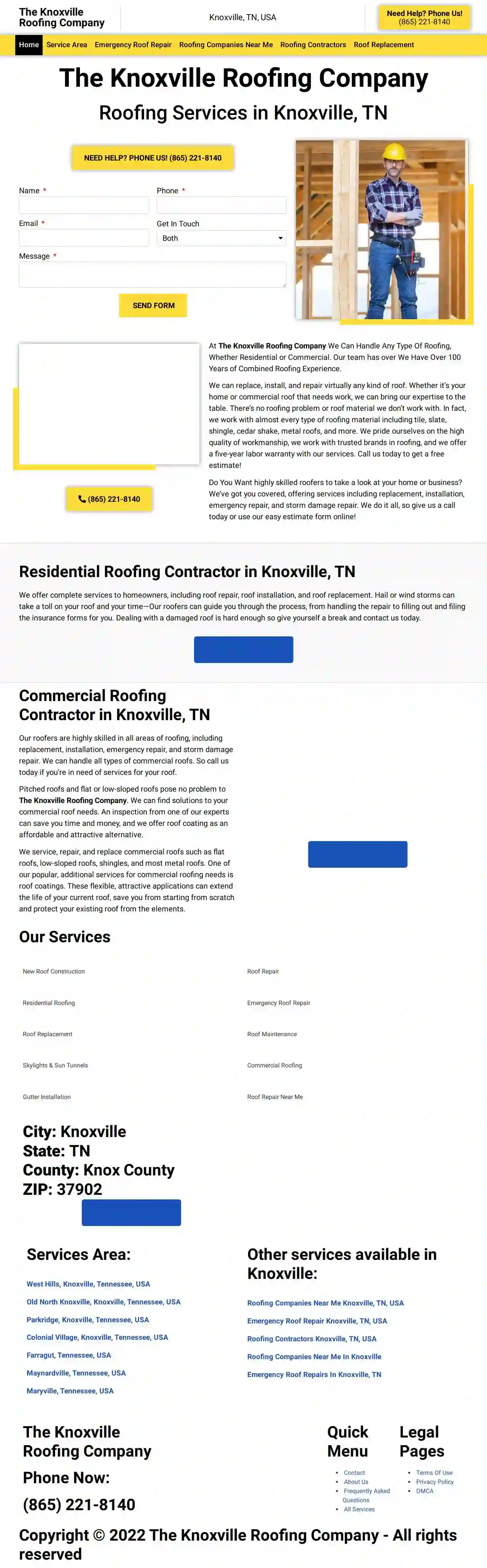 The Knoxville Roofing Company