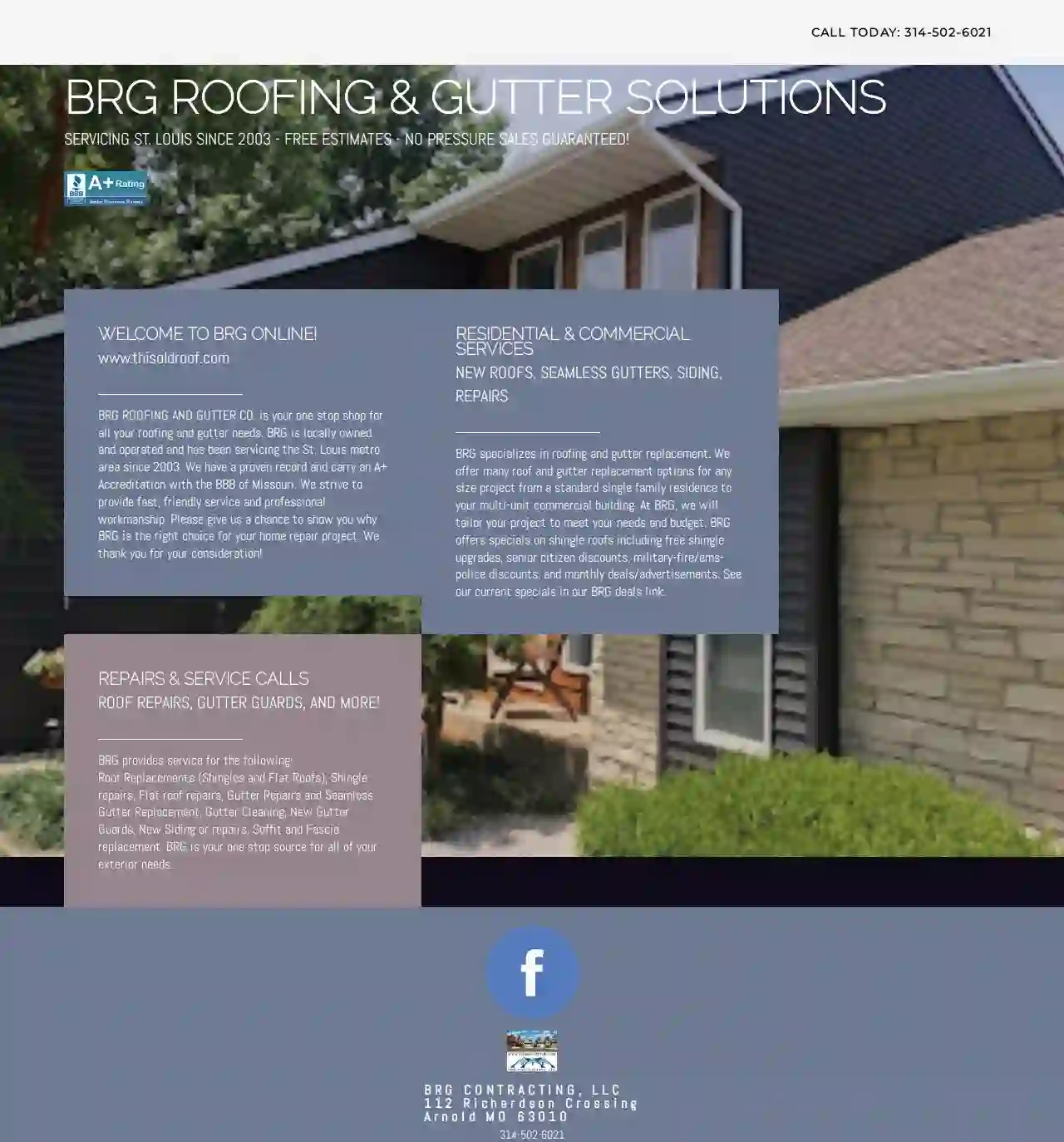 BRG Roofing & Gutter Co.