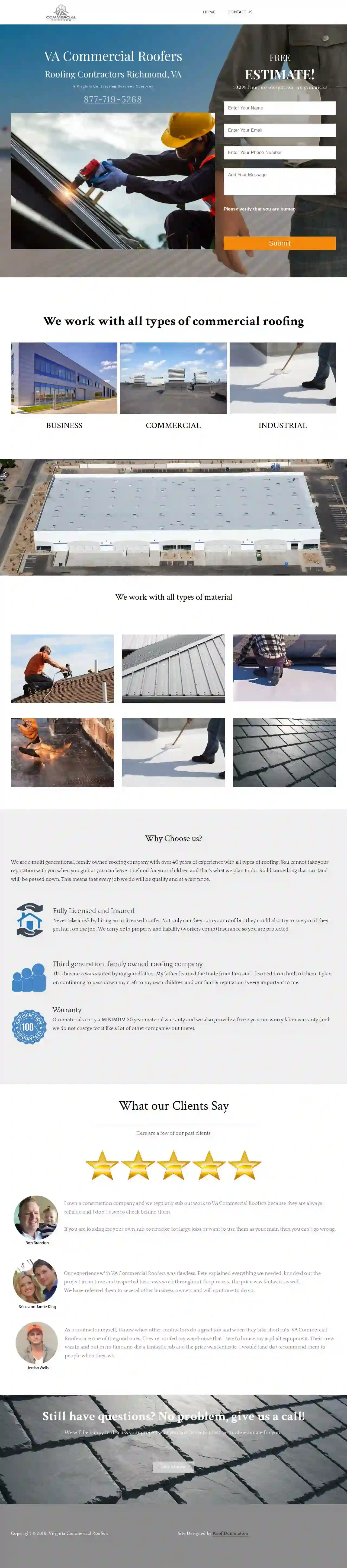 VA Commercial Roofers - Richmond