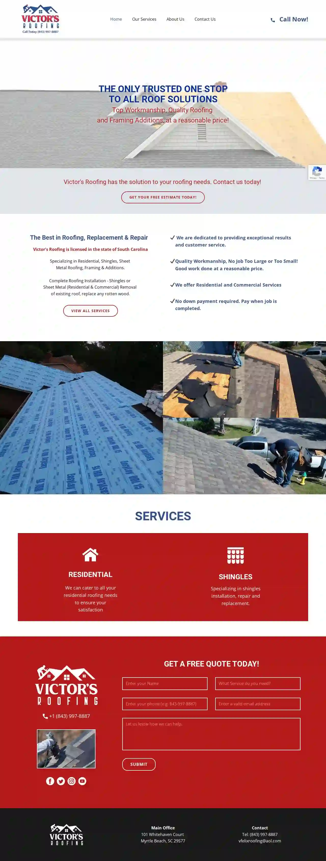 Victor's Roofing