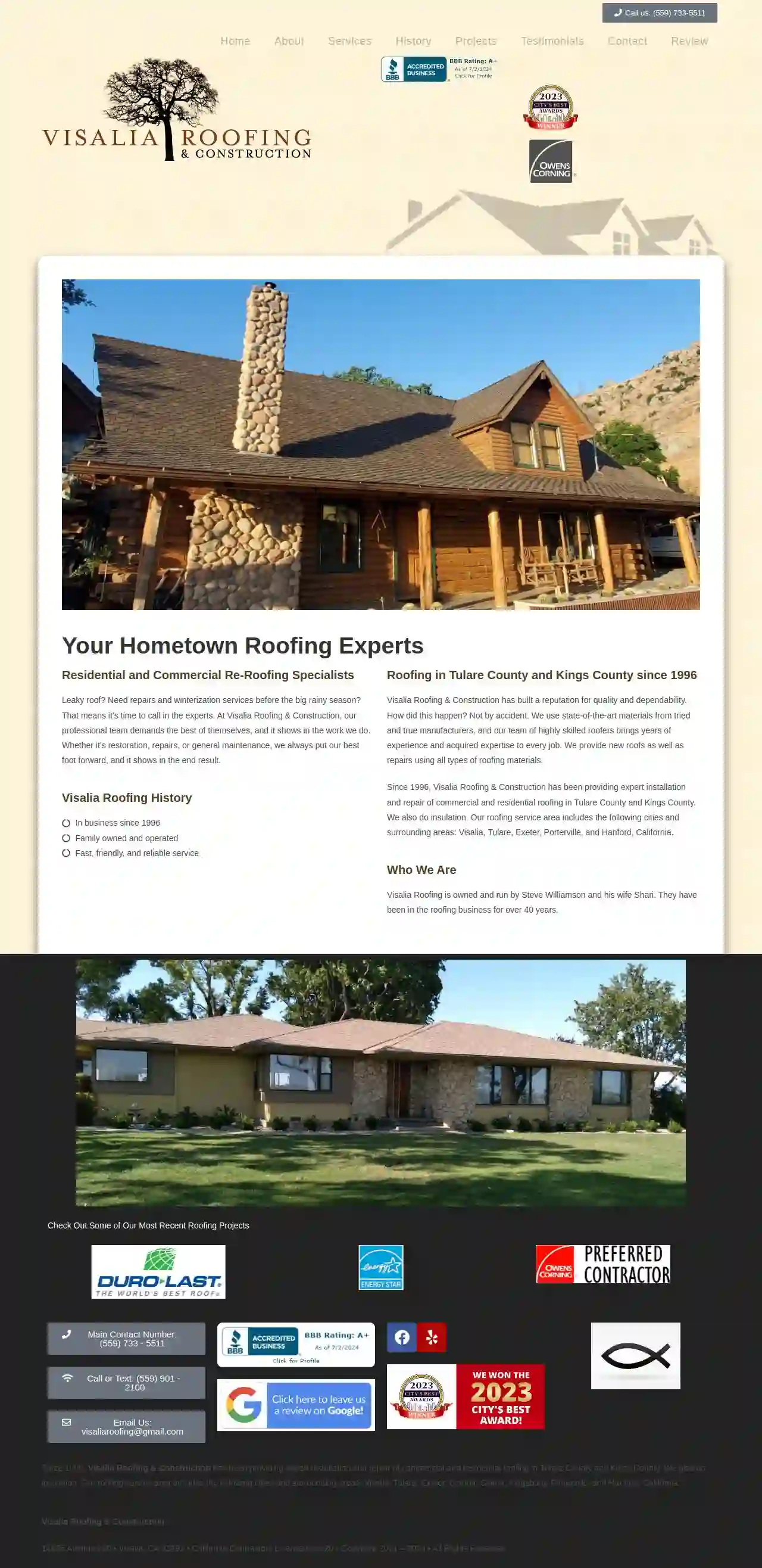 Visalia Roofing & Construction