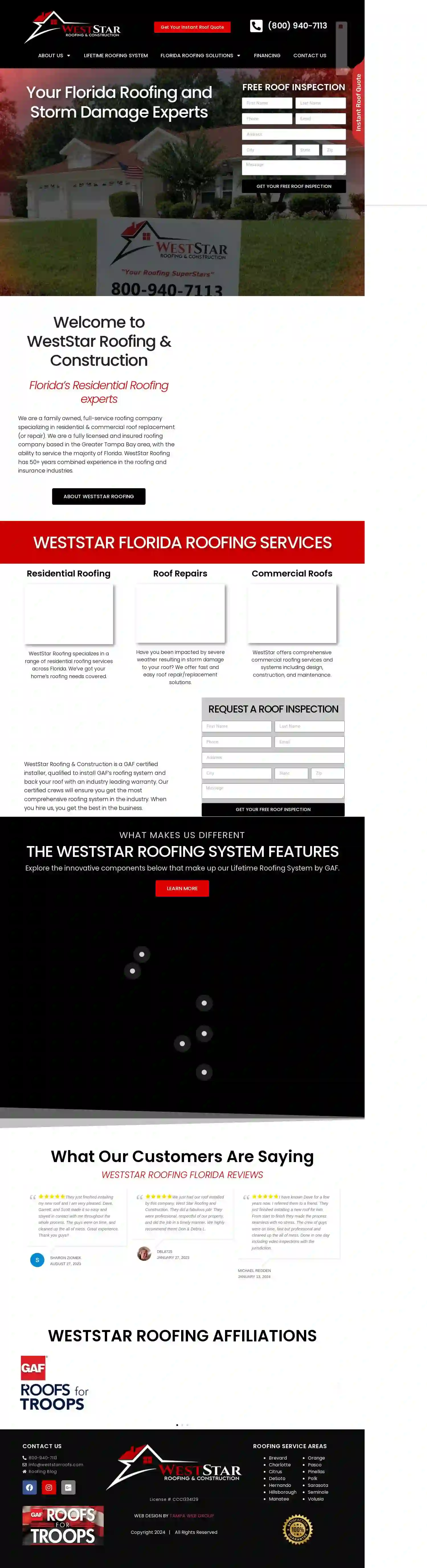 WestStar Roofing and Construction