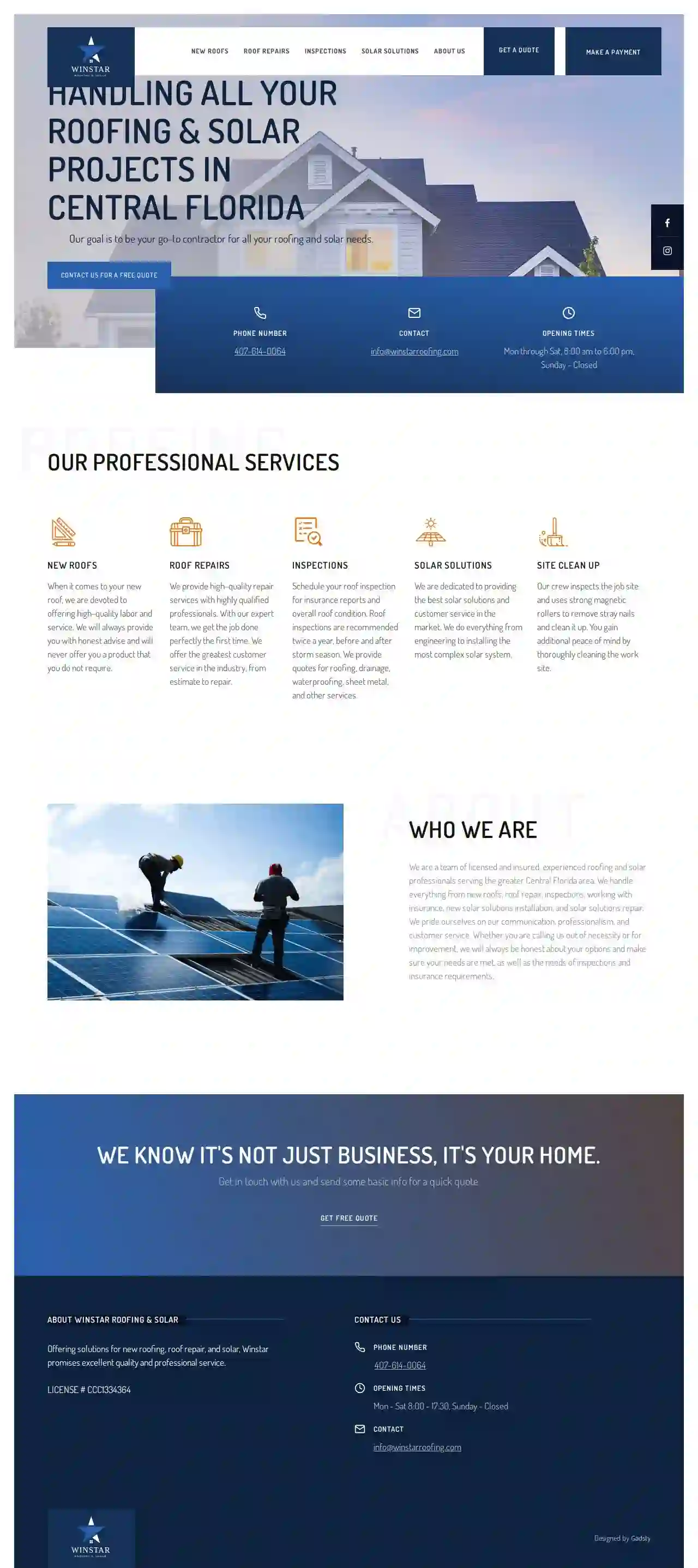 Winstar roofing and solar llc