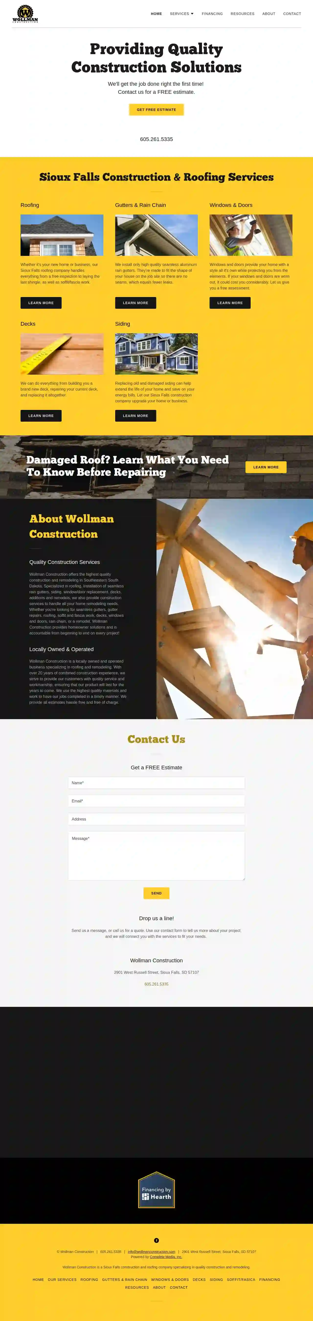 Wollman Construction Inc