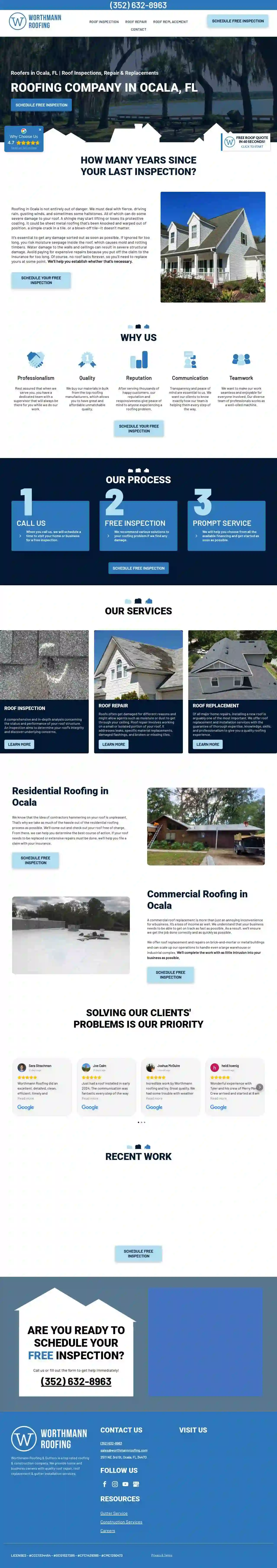 Worthmann Roofing and Gutters