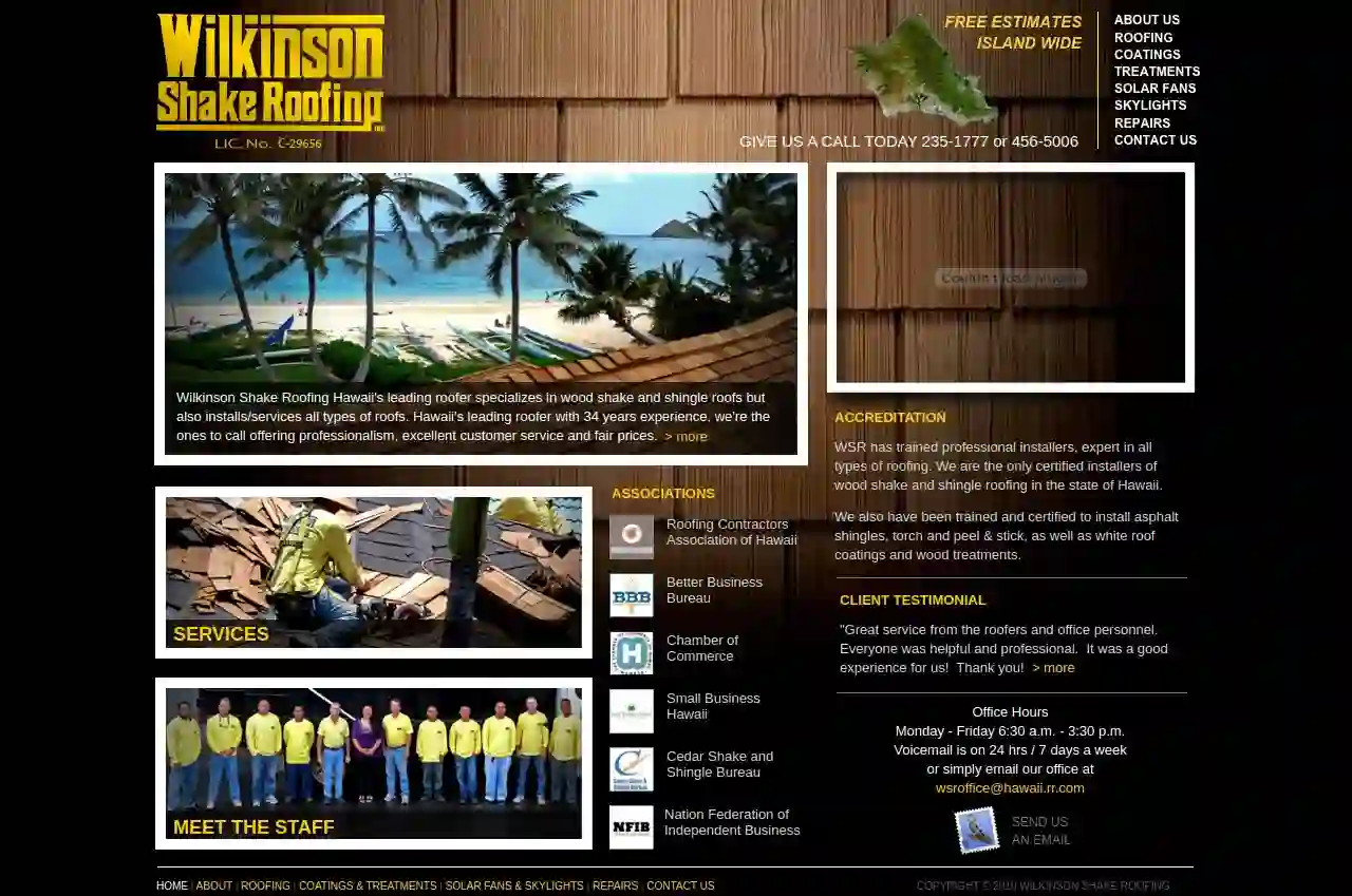 Wilkinson Shake Roofing